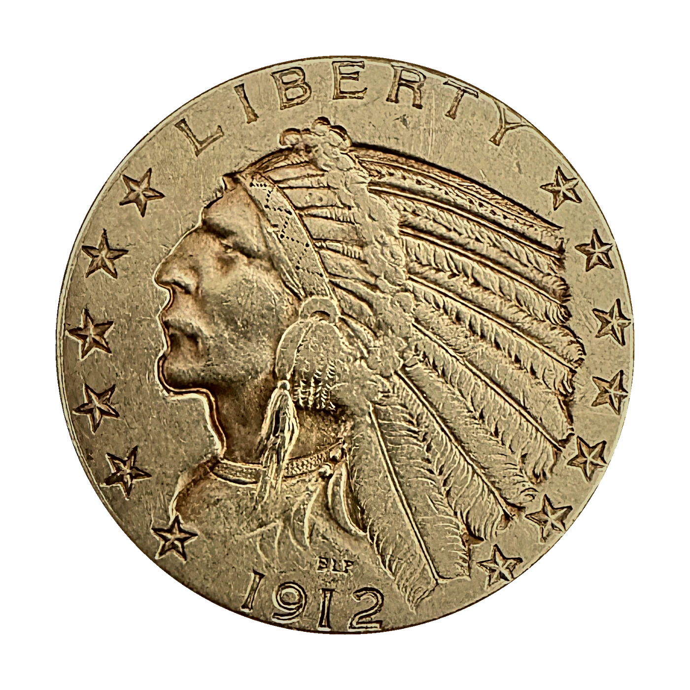 1912 $5 Indian Half Eagle