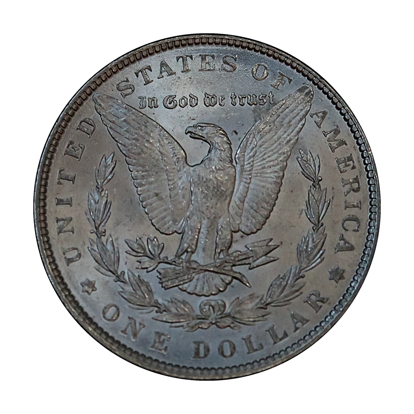 1887 Morgan Dollar (reverse)