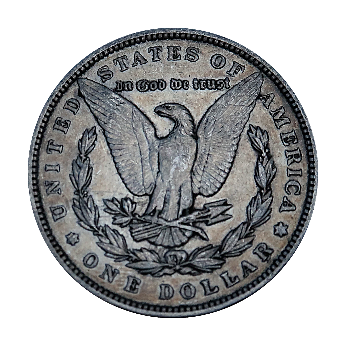 1890 Morgan Dollar (reverse)