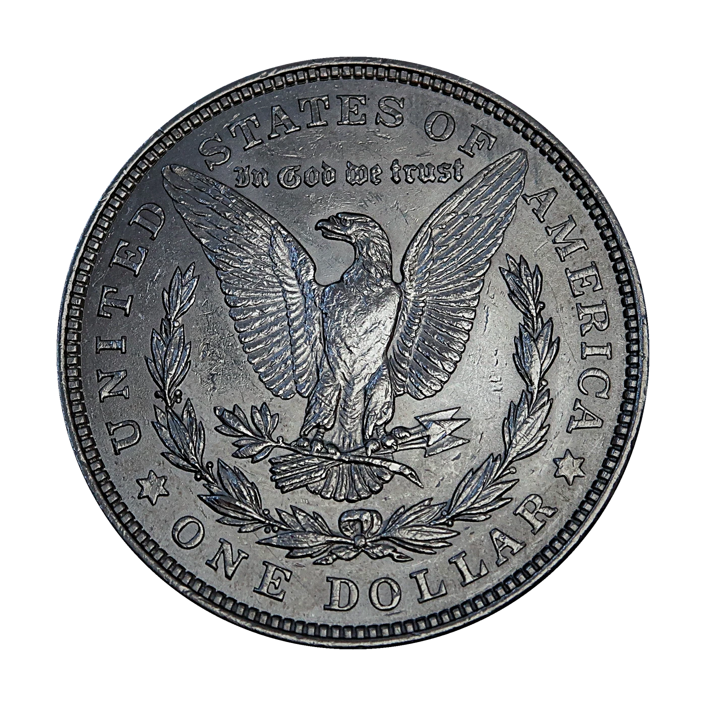 1921 Morgan Dollar (reverse)