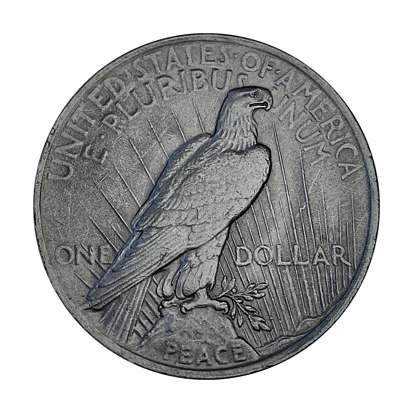 1922 Peace Dollar (reverse)