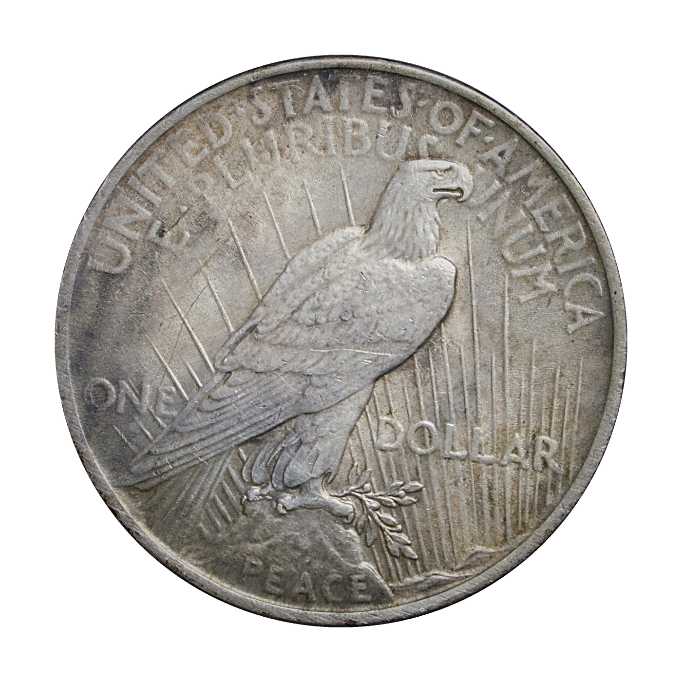 1922 Peace Dollar (reverse)