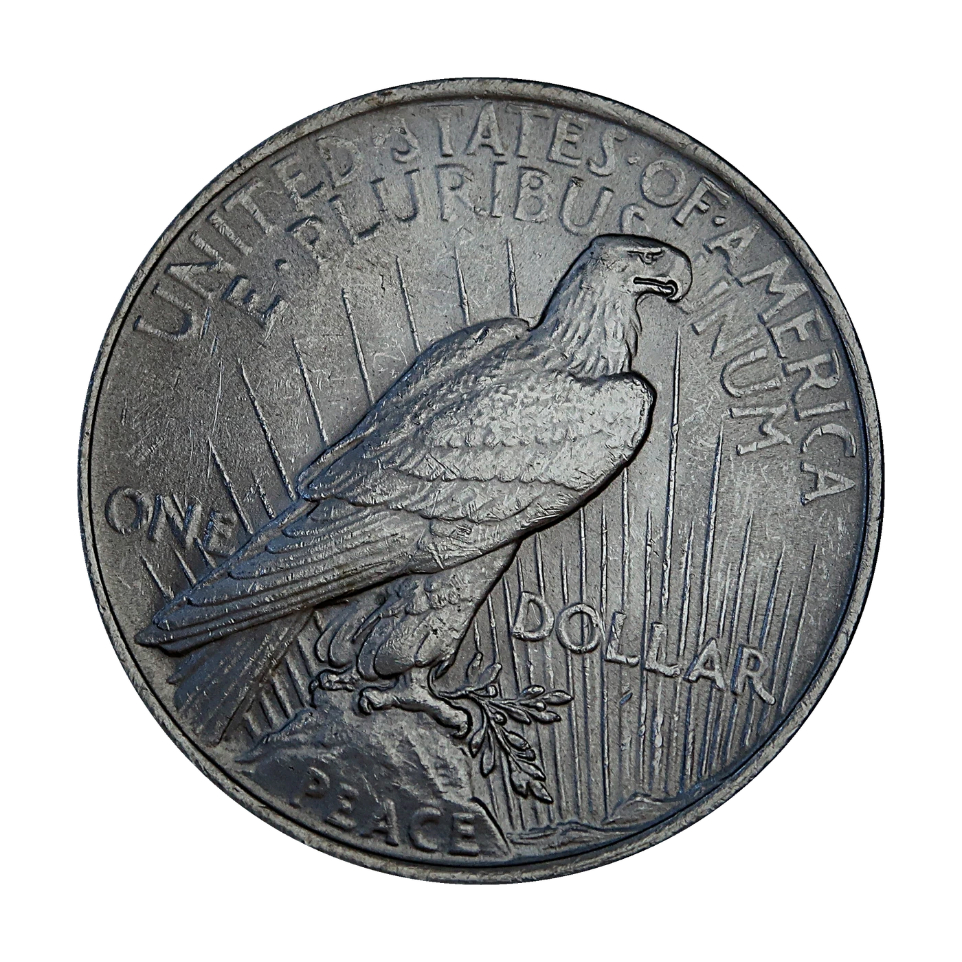 1922 Peace Dollar (reverse)