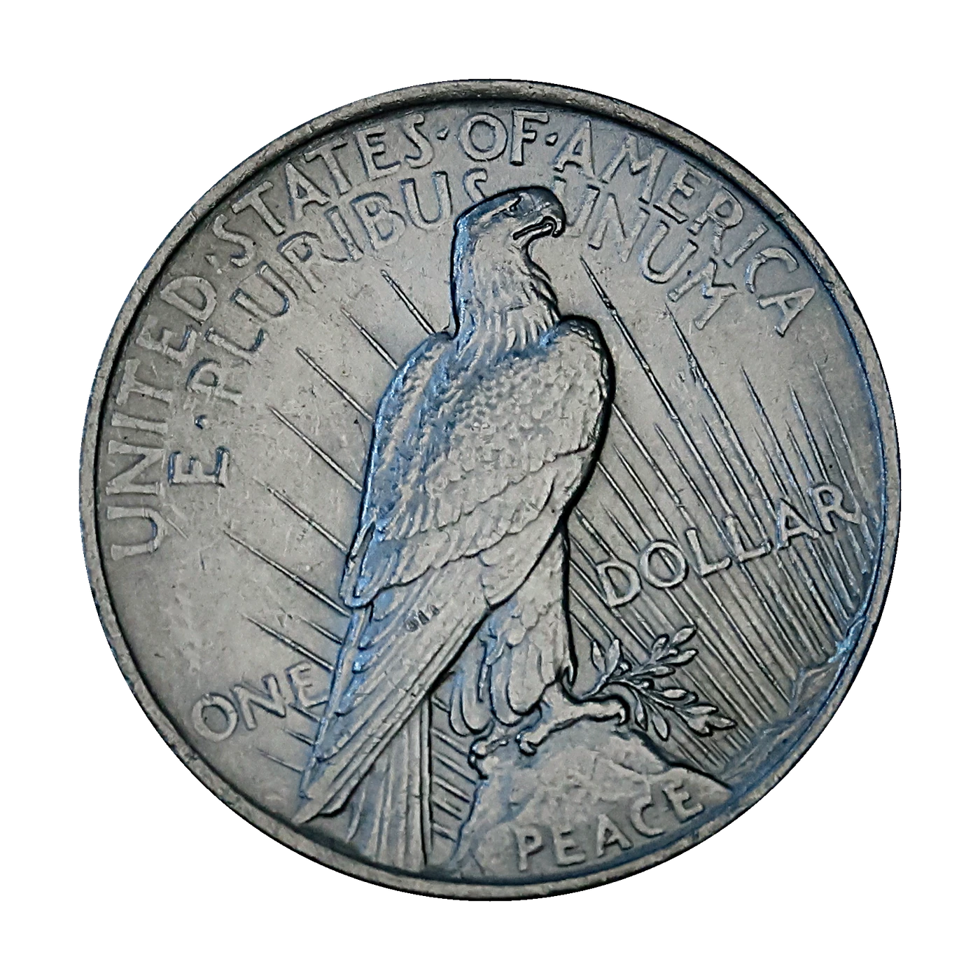 1923 Peace Dollar (reverse)