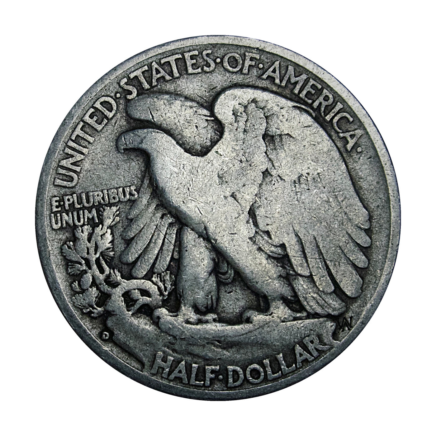 1939-D Walking Liberty Half (reverse)