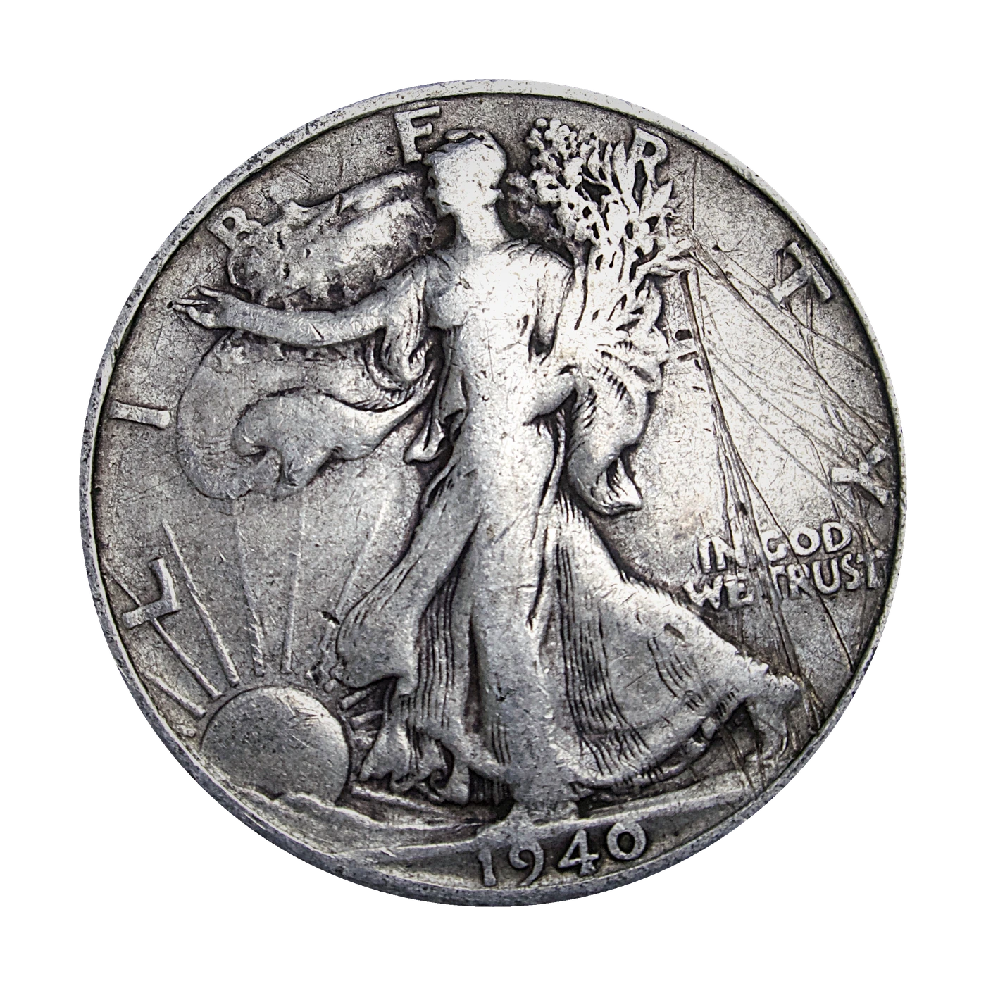 1940-S Walking Liberty Half