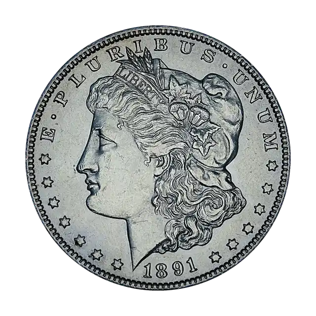 1891-CC Morgan Dollar